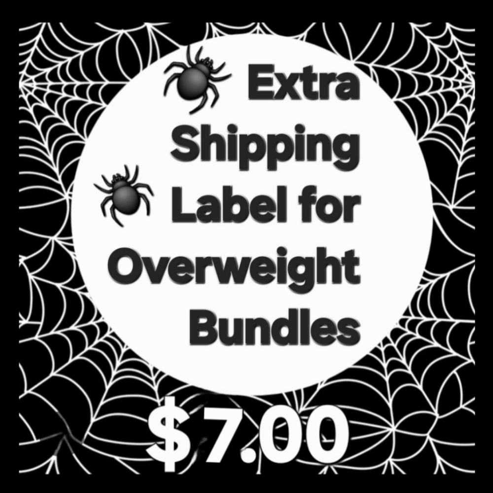 Extra Shipping Label for Orders Over 10lbs